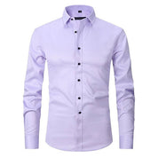 LUKE | Classic Stretch Shirt for Men - Wrinkle-Free Elegance - Lizabella Fashion