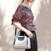 Sophie | Chic Dual-Tone Crossbody Bag Perfect for Any Event