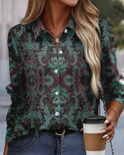 Rosie | Flattering Fit and Vibrant Patterned Blouse