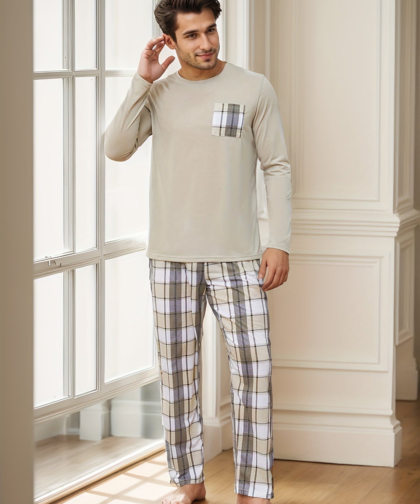 Elevate Your Comfort: WILLIAM Men's Luxe Pajama Set