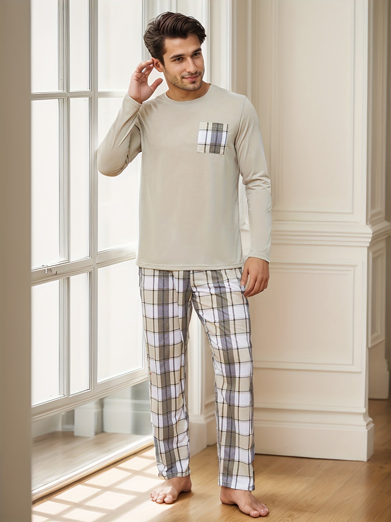 Elevate Your Comfort: WILLIAM Men's Luxe Pajama Set