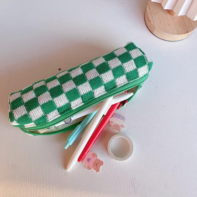 Claire | Stylish and Functional Checkered Beauty Organizer Set