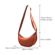 Stylish Violet Dumpling Crossbody Bag for Fashion-Forward Women