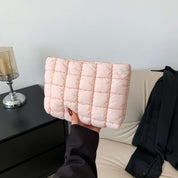 Sophie | Quilted Zippered Cosmetic Makeup Clutch Bag