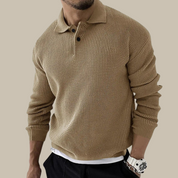 Elevate Your Style with the OSLO Casual Chic Long Sleeve Men's Polo Shirt - Lizabella Fashion