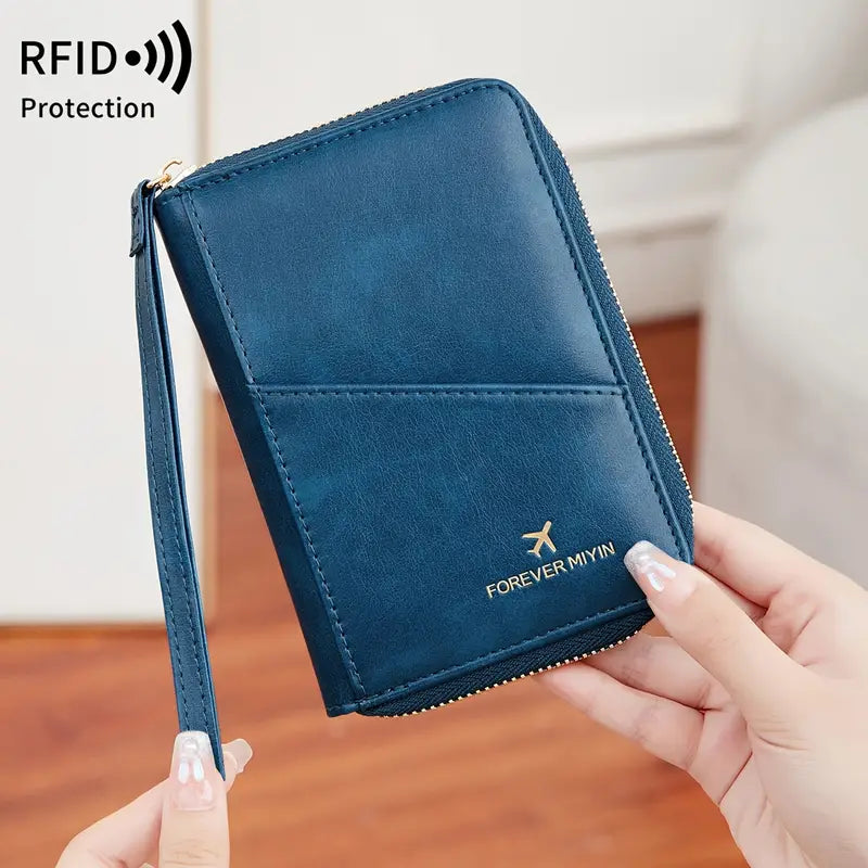 RFID Protected Travel Wallet Anti Thieft