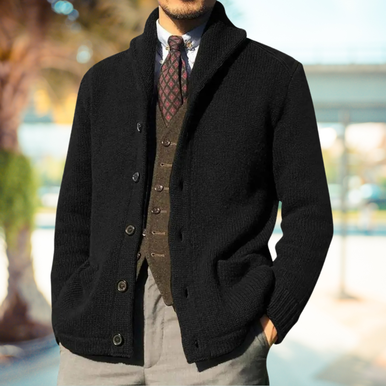 Kyle | Sophisticated Classic Style Men's Coat