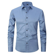 LUKE | Classic Stretch Shirt for Men - Wrinkle-Free Elegance - Lizabella Fashion