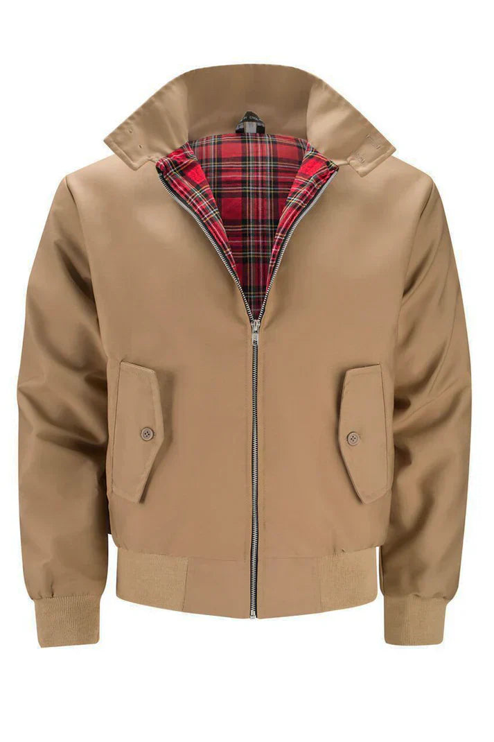 James | Stylish Jacket with Plaid Lining