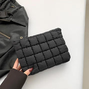 Sophie | Quilted Zippered Cosmetic Makeup Clutch Bag