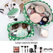 Claire | Stylish and Functional Checkered Beauty Organizer Set