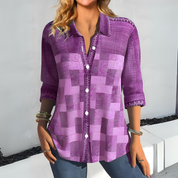 Amelia | Stylish Checked Women's Top