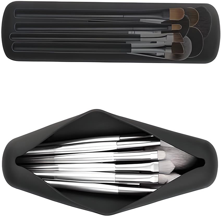 Isla | 3-Piece Makeup Brush Case Bag Set