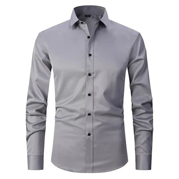 LUKE | Classic Stretch Shirt for Men - Wrinkle-Free Elegance - Lizabella Fashion