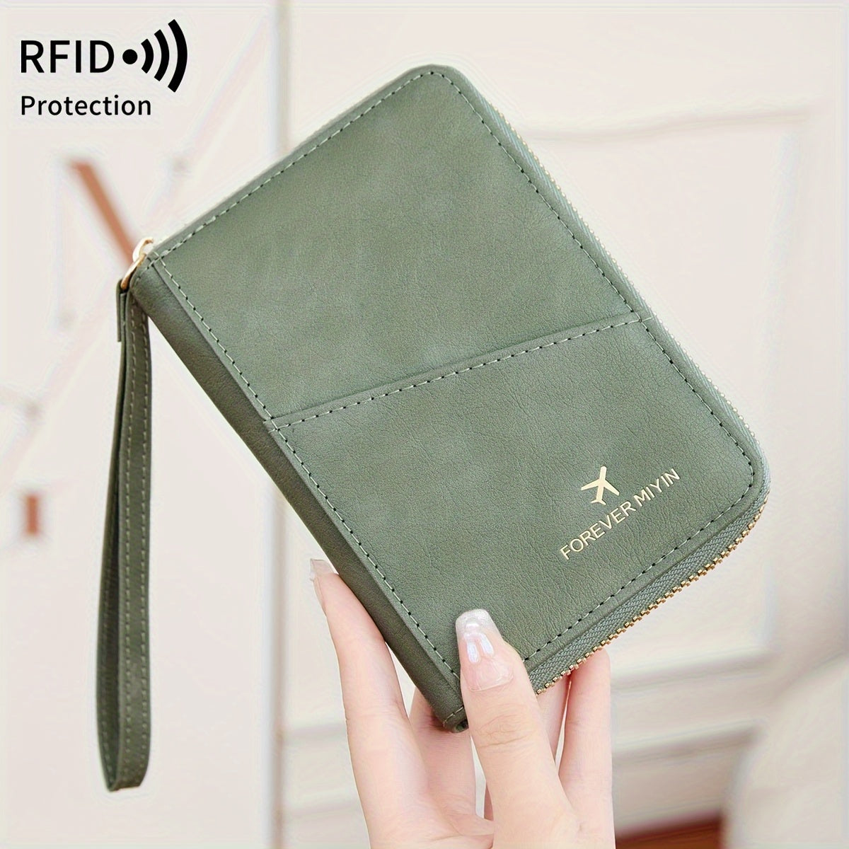 RFID Protected Travel Wallet Anti Thieft