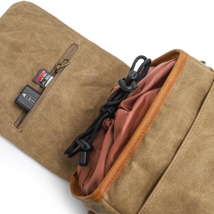 Ryder | Vintage-Inspired Canvas DSLR Camera Messenger Bag