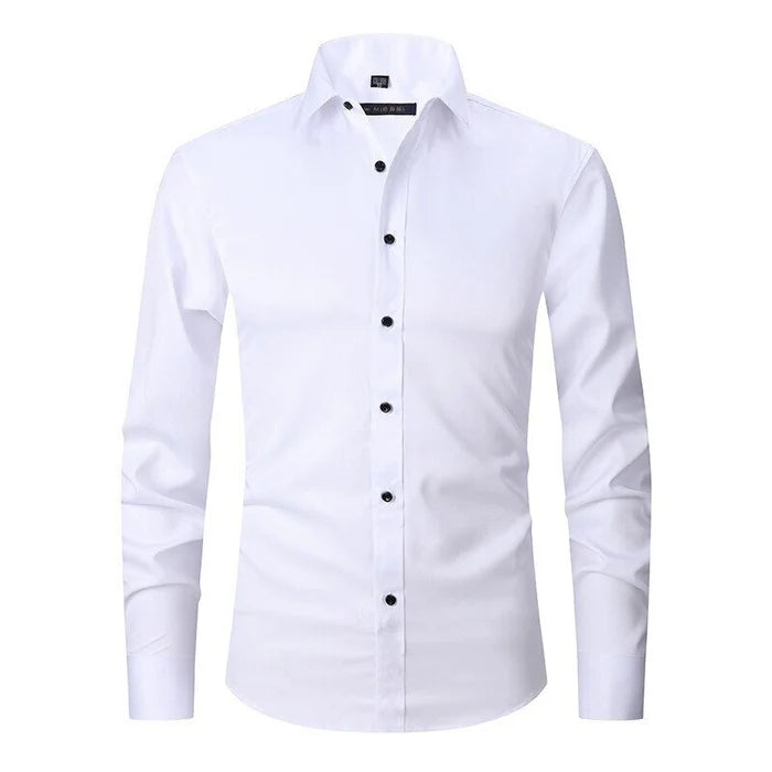 LUKE | Classic Stretch Shirt for Men - Wrinkle-Free Elegance - Lizabella Fashion