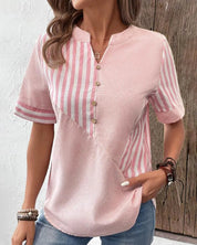 Samantha | Women's Striped Pattern Stylish Blouse