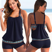 ESME | Chic and Trendy Two-Piece Tankini Ensemble - Lizabella Fashion