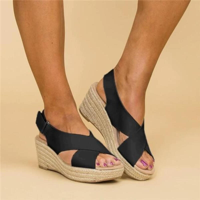 Cora | Fashionable Wedge Sandals - Sophisticated Summer Choice