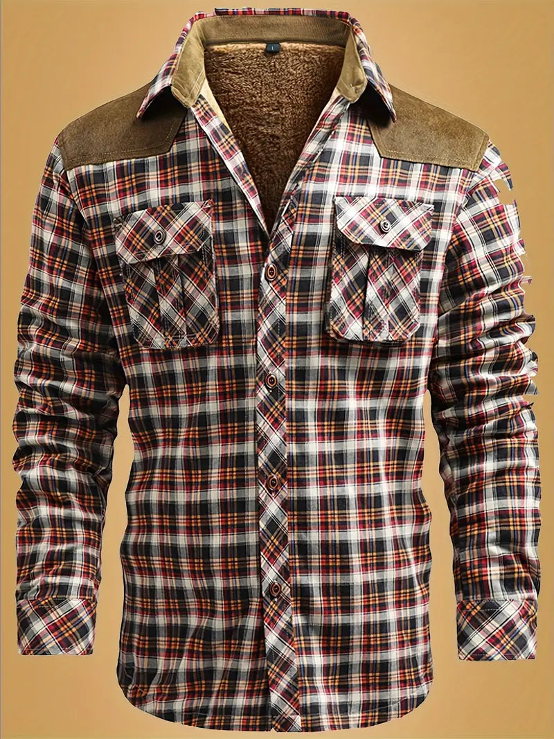 Derrick | Versatile and Comfortable Checkered Flannel Jacket