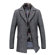 Edward | Elegant Men's Wool Coat for Winter