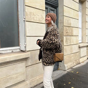 FABIENNE | Fleece Jacket Leopard - Lizabella Fashion