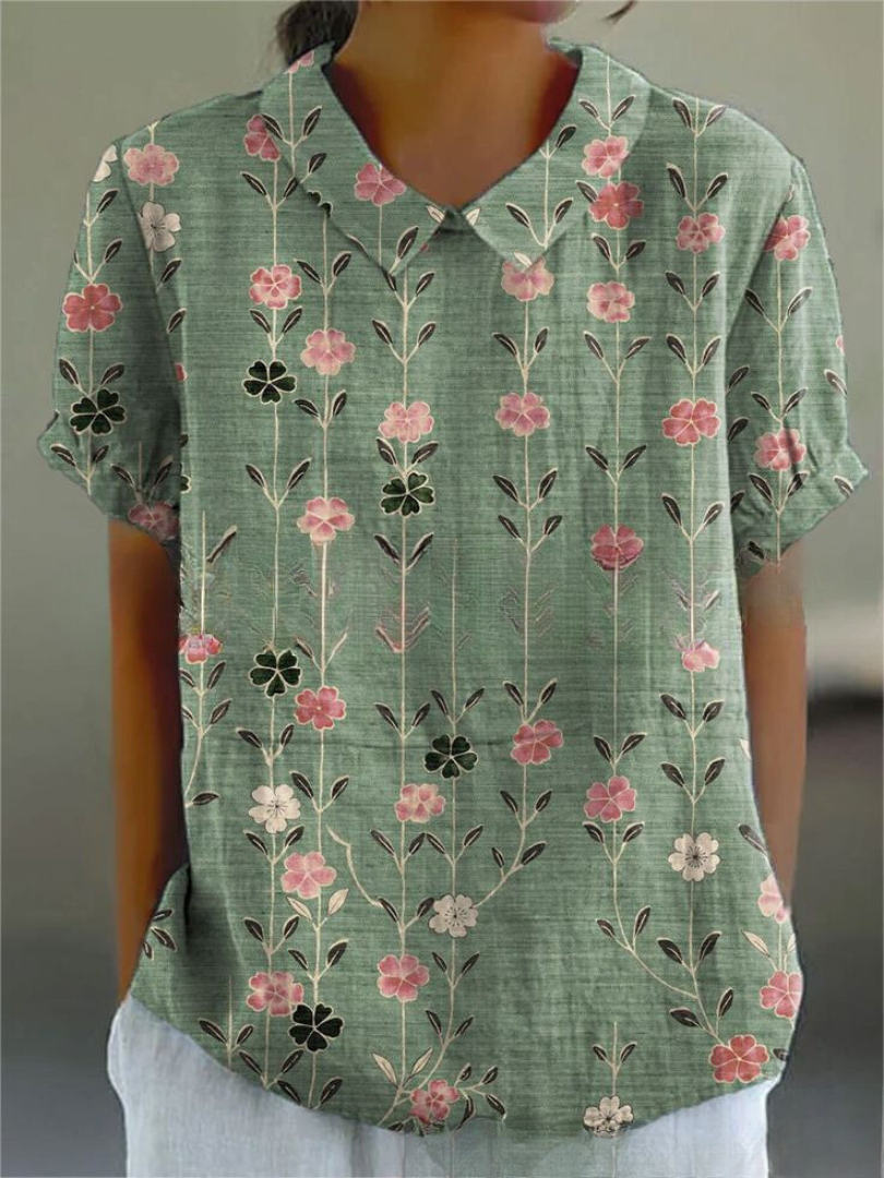 Fae | Floral Shirt with flowers