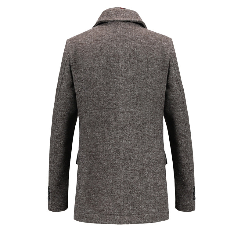 Edward | Elegant Men's Wool Coat for Winter