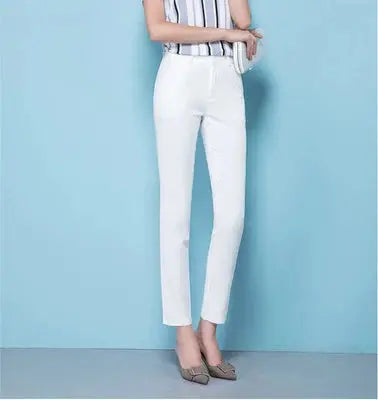 JANE | Chic High-Waisted Stretch Pants for Curvy Women - Lizabella Fashion