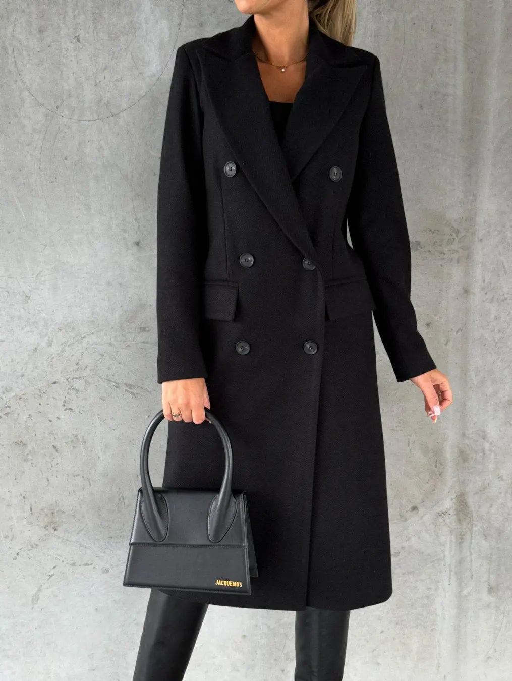 KATE | Woolen Coat Long Fit Women - Lizabella Fashion