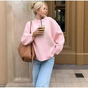 LIA | Cozy Pink Sweater - Lizabella Fashion