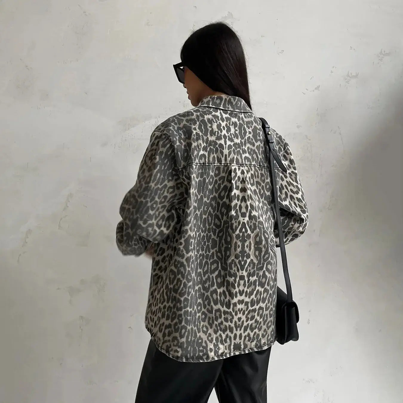 NAOMI | Elegant Leopard Print Jacket - Lizabella Fashion