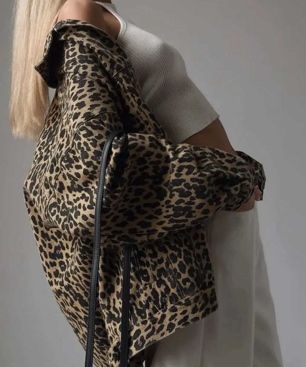 NAOMI | Elegant Leopard Print Jacket - Lizabella Fashion