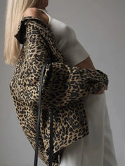 NAOMI | Elegant Leopard Print Jacket - Lizabella Fashion