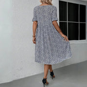 NOLA | Elegant Dress with Polka Dots-Lizabella Fashion