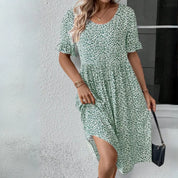 NOLA | Elegant Dress with Polka Dots-Lizabella Fashion