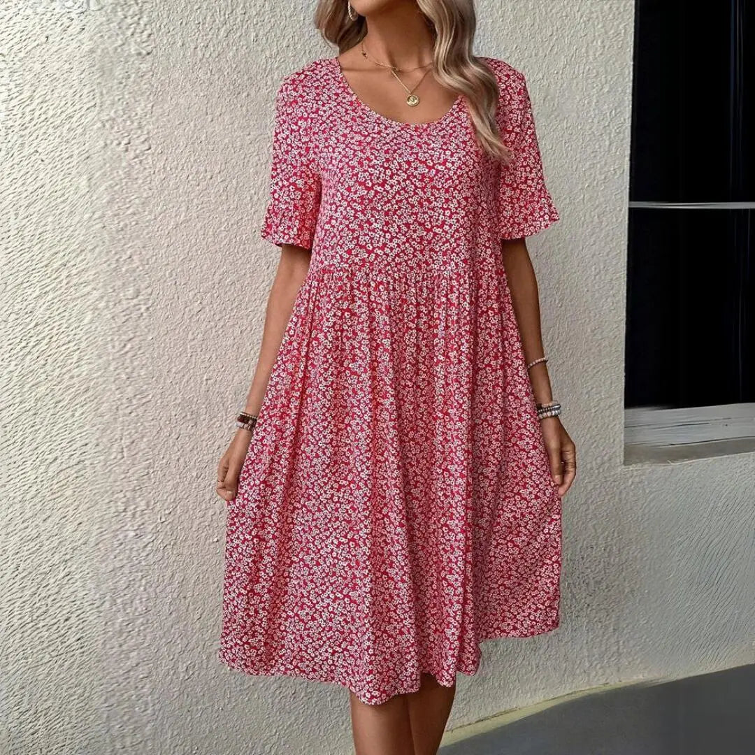 NOLA | Elegant Dress with Polka Dots-Lizabella Fashion