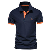 Elevate Your Style: THOMAS Short Sleeve Polo Shirt for Men - Lizabella Fashion