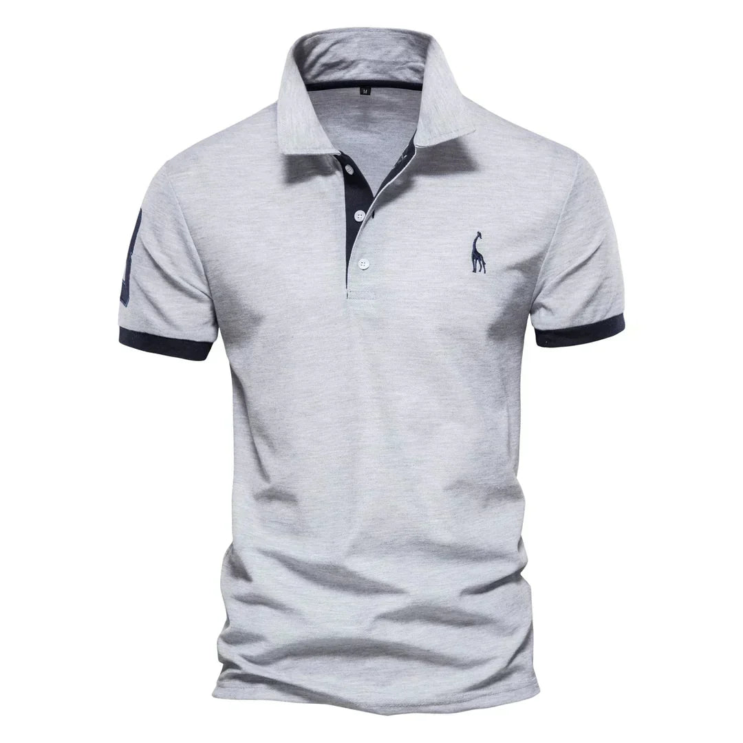 Elevate Your Style: THOMAS Short Sleeve Polo Shirt for Men - Lizabella Fashion