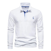 Tommy Hilfiger Long Sleeve Polo Shirt - Timeless Style and Comfort - Lizabella Fashion