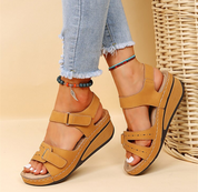 Layla | Casual Wedge Sandals – All-Day Ease