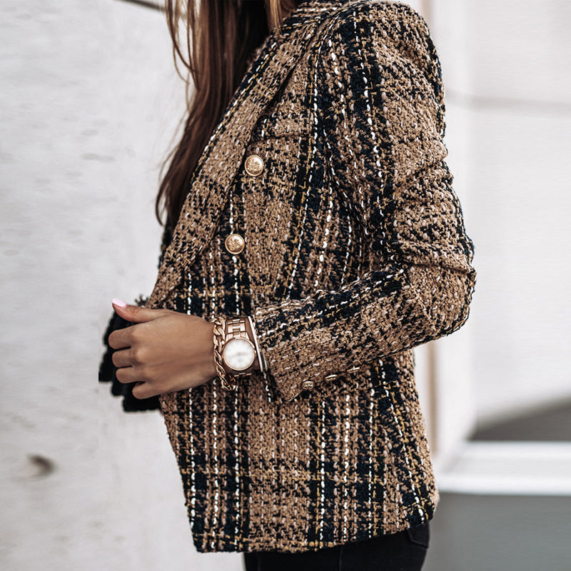 Helen | Women's Versatile and Timeless Checkered Blazer