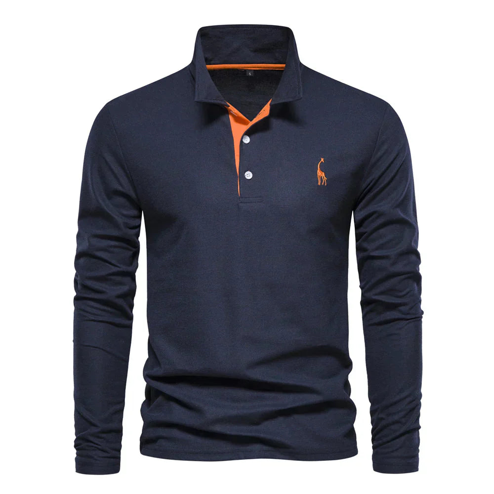 Tommy Hilfiger Long Sleeve Polo Shirt - Timeless Style and Comfort - Lizabella Fashion