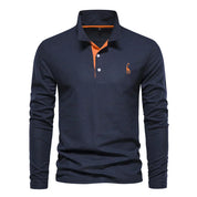 Tommy Hilfiger Long Sleeve Polo Shirt - Timeless Style and Comfort - Lizabella Fashion