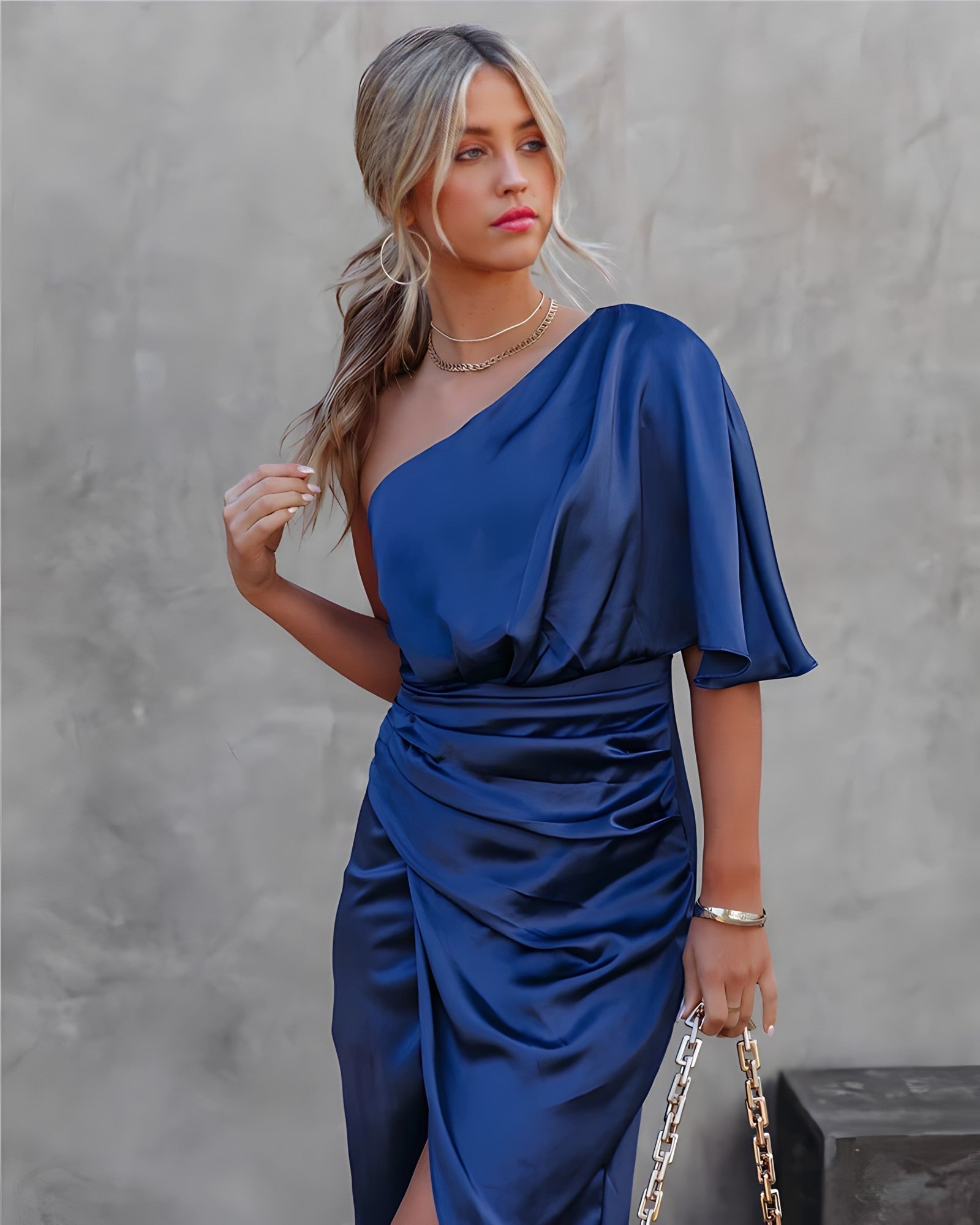 Elevate Your Style: Elegant Silk Cocktail Sundress for Spring - Lizabella Fashion