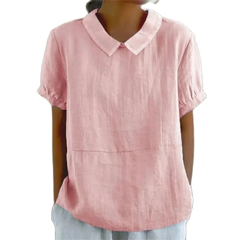 Bea | Comfortable Cotton Linen Blouse