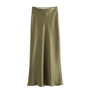 Elevate Your Style with the Addison Elastic High-Waisted Maxi Skirt - Lizabella Fashion