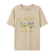 Natalia | Effortless Elegance Capri Design T-shirt