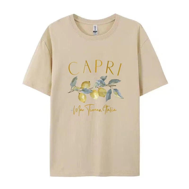 Natalia | Effortless Elegance Capri Design T-shirt